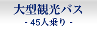 大型観光バス-貸し切り45人乗り